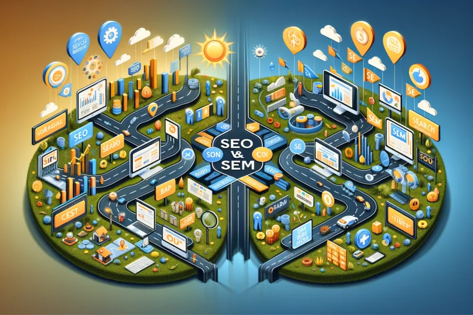 SEO kontra SEM - Förstå Skillnaderna för Effektiv Digital Marknadsföring